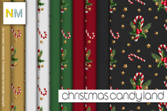 Christmas Candy Land Seamless Matching Fabrics Product Image 1