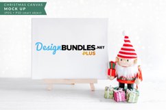 Christmas Canvas Mock up with Gnome Product Image 1