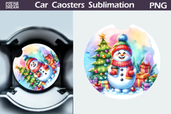 Big Bundle Car Coaster | Round Coaster Sublimation Product Image 5