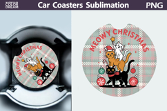 Christmas Car Coaster Bundle | Christmas Quote Round Coaster Product Image 2