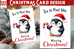 Cute Christmas Card | Christmas Penguin Product Image 1