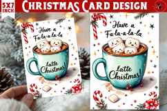 Cute Christmas Card | Christmas Latte Product Image 1