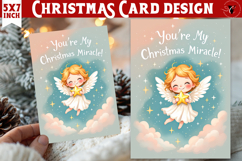 Cute Christmas Card | Christmas Baby Angel Product Image 1