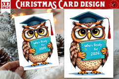 Cute Christmas Card | Christmas Owl Product Image 1