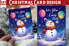 Cute Christmas Card | Christmas Snowman Product Image 1