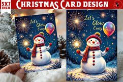 Cute Christmas Card | Christmas Snowman Product Image 1