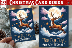 Cute Christmas Card | Christmas Reindeer Product Image 1