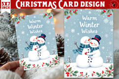 Cute Christmas Card | Christmas Snowman Product Image 1