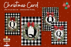 Merry Christmas Card Vintage Winter Snow Greeting Card_39 Product Image 1