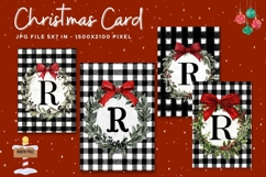 Merry Christmas Card Vintage Winter Snow Greeting Card_40 Product Image 1