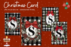 Merry Christmas Card Vintage Winter Snow Greeting Card_41 Product Image 1