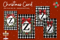 Merry Christmas Card Vintage Winter Snow Greeting Card_48 Product Image 1