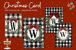 Merry Christmas Card Vintage Winter Snow Greeting Card_50 Product Image 1