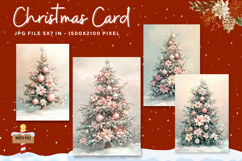 Merry Christmas Card Vintage Winter Snow Greeting Card_51 Product Image 1