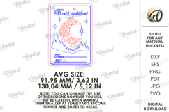 Christmas Card With Stand Laser Cut. Christmas Decor SVG Product Image 2