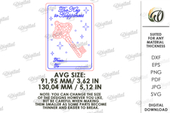 Christmas Card With Stand Laser Cut. Christmas Decor SVG Product Image 2