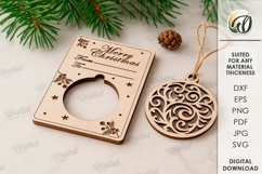 Christmas Cards With Stand Bundle Laser Cut. Christmas SVG Product Image 7