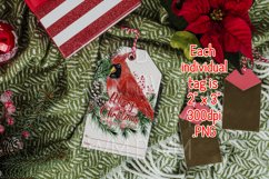 Beautiful Christmas Cardinals Printable Gift Tags &amp; Sheet Product Image 2