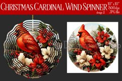 Christmas Wind Spinner, Christmas Cardinal Wind Spinner, d2 Product Image 1
