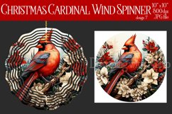 Christmas Wind Spinner, Christmas Cardinal Wind Spinner, d7 Product Image 1