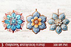 Beautiful Christmas Gingerbread Clipart, Christmas PNG Product Image 1