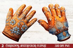 Beautiful Christmas Gingerbread Clipart, Christmas PNG Product Image 1
