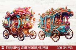 Beautiful Christmas Gingerbread Clipart, Christmas PNG Product Image 1
