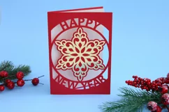 Merry Christmas card | Happy new year card | Card template Product Image 2