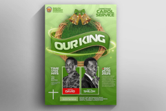 Christmas Carol Service Poster Template Product Image 2