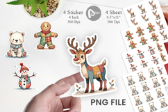 Christmas Cartoon Patchwork Sticker Product Image 1