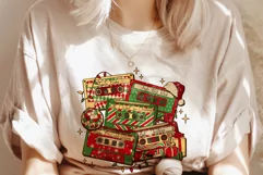Christmas Songs Cassette Tapes Shirt Sublimation Design PNG Product Image 2