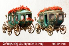 Christmas Castle Clipart Sublimation, Christmas PNG Product Image 1