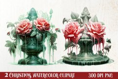 Christmas Castle Clipart Sublimation, Christmas PNG Product Image 1