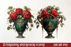 Christmas Castle Clipart Sublimation, Christmas PNG Product Image 1