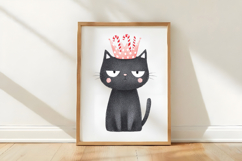 Christmas cat-clipart cat clipart Product Image 3