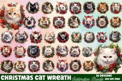 Christmas Cat Clipart, Christmas Cat Sublimation, Christmas Cat watercolor, Watercolor Christmas Cat, Christmas Cat Clip Art, Christmas Cat PNG, Christmas Cat Sublimation PNG, Christmas Cat Clipart PNG