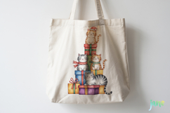 Christmas Cat Sublimation Clipart Product Image 4