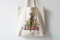 Christmas Cat Sublimation Clipart Product Image 4