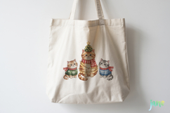 Christmas Cat Sublimation Clipart Product Image 4