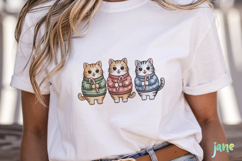 Christmas Cat Sublimation Clipart Product Image 2