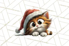 Christmas Chaos Cats PNG Clipart, Funny Pet Christmas Png Product Image 3