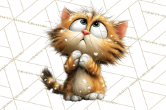 Christmas Chaos Cats PNG Clipart, Funny Pet Christmas Png Product Image 4