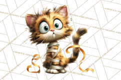 Christmas Chaos Cats PNG Clipart, Funny Pet Christmas Png Product Image 5
