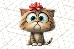 Christmas Chaos Cats PNG Clipart, Funny Pet Christmas Png Product Image 2