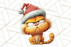 Christmas Chaos Cats PNG Clipart, Funny Pet Christmas Png Product Image 4