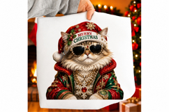 Christmas Cat Sublimation PNG Product Image 3