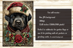 Christmas Garden Flag, Christmas Dog Cat Garden Flags, s6 Product Image 3