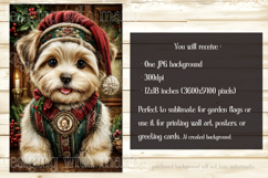 Christmas Garden Flag, Christmas Dog Cat Garden Flags, s6 Product Image 5