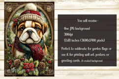 Christmas Garden Flag, Christmas Dog Cat Garden Flags, s2 Product Image 4