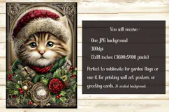 Christmas Garden Flag, Christmas Dog Cat Garden Flags, s2 Product Image 5
